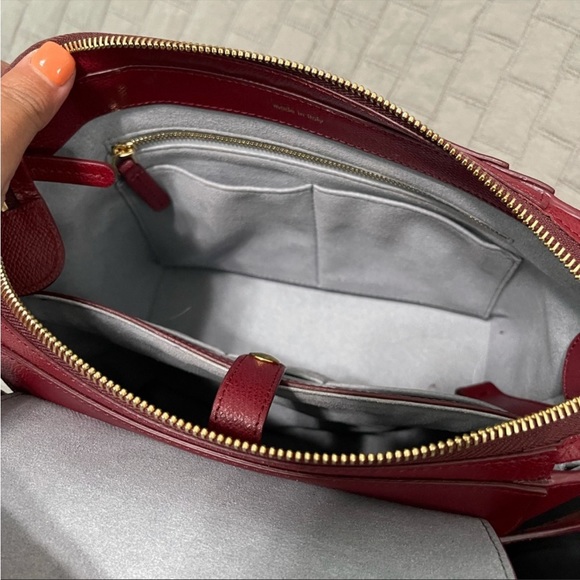 Senreve mini maestra bag in red / merlot - Picture 5 of 10